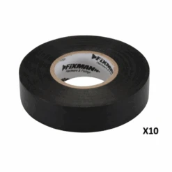 LOT 10 RUBANS ISOLANTS ELECTRIQUE PVC NOIR SPECIAL ELECTRICIEN 33 M X 19 MM 5 LOT 10 RUBANS ISOLANTS ELECTRIQUE PVC NOIR SPECIAL ELECTRICIEN 33 M X 19 MM -Magasin D'outils Pour La Maison lot 10 rubans isolants noirs grande longueur 33 m x 19 mm 1