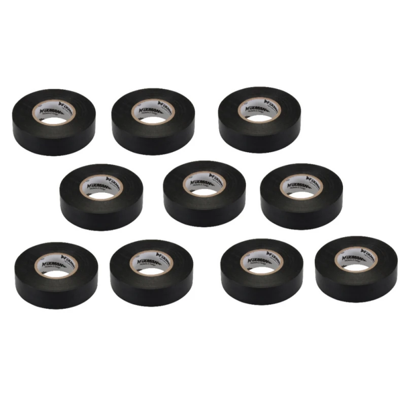 LOT 10 RUBANS ISOLANTS ELECTRIQUE PVC NOIR SPECIAL ELECTRICIEN 33 M X 19 MM 3 LOT 10 RUBANS ISOLANTS ELECTRIQUE PVC NOIR SPECIAL ELECTRICIEN 33 M X 19 MM
