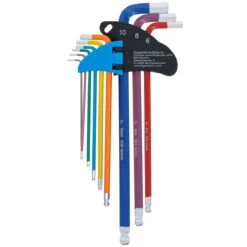9 CLES MALES BGS COULEUR 6 PANS BTR, ALLEN, CHC TETE SPHERIQUE DE 1.5 A 10 Mm -Magasin D'outils Pour La Maison lot 9 cles males couleur 6 pans btr allen chc 6 tete spherique de 15 a 10 mm 2