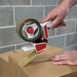 Silverline LOT DE 1 DEVIDOIR PLUS 12 ROULEAUX ADHESIF EMBALLAGE MARRON 48 Mm X 66 Mètres -Magasin D'outils Pour La Maison lot de 1 devidoir plus 12 rouleaux adhesif emballage marron 48mm x 66metres 3