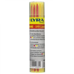 LOT DE 12 MINES GRAPHITE COULEURS POUR NOS PORTE MINES LYRA DRY PROFI