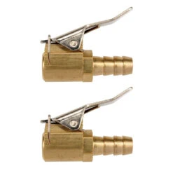 YATO LOT DE 2 EMBOUTS: AGRAFE COTE VALVE POUR PISTOLET GONFLEUR QUEUE 8 MM