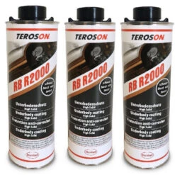 REVETEMENT DESSOUS DE CAISSE ANTI-GRAVILLONS TEROSON RB R2000 NOIR - LOT DE 3