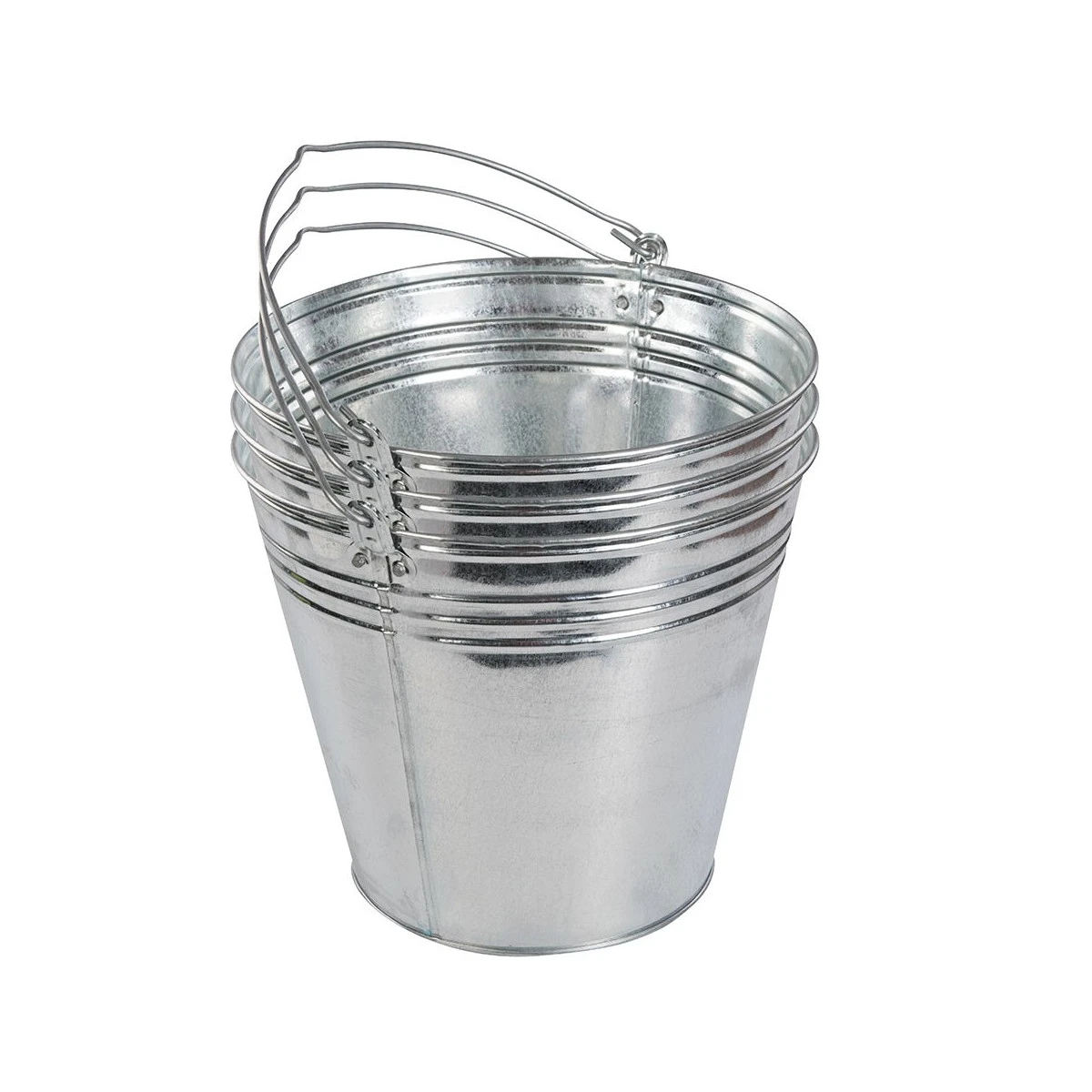 LOT DE 3 SEAUX 12L METAL GALVANISES POUR TOUS USAGES 3 LOT DE 3 SEAUX 12L METAL GALVANISES POUR TOUS USAGES