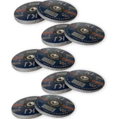 LOT DE 50 DISQUES FINS 75 X 1.0 X 10 Mm A TRONCONNER POUR MEULEUSES PNEUMATIQUE