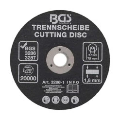 LOT MEULEUSE TRONCONNEUSE DROITE DE 75 Mm PLUS 10 DISQUES -Magasin D'outils Pour La Maison lot meuleuse tronconneuse droite de 75 mm plus 10 disques 4