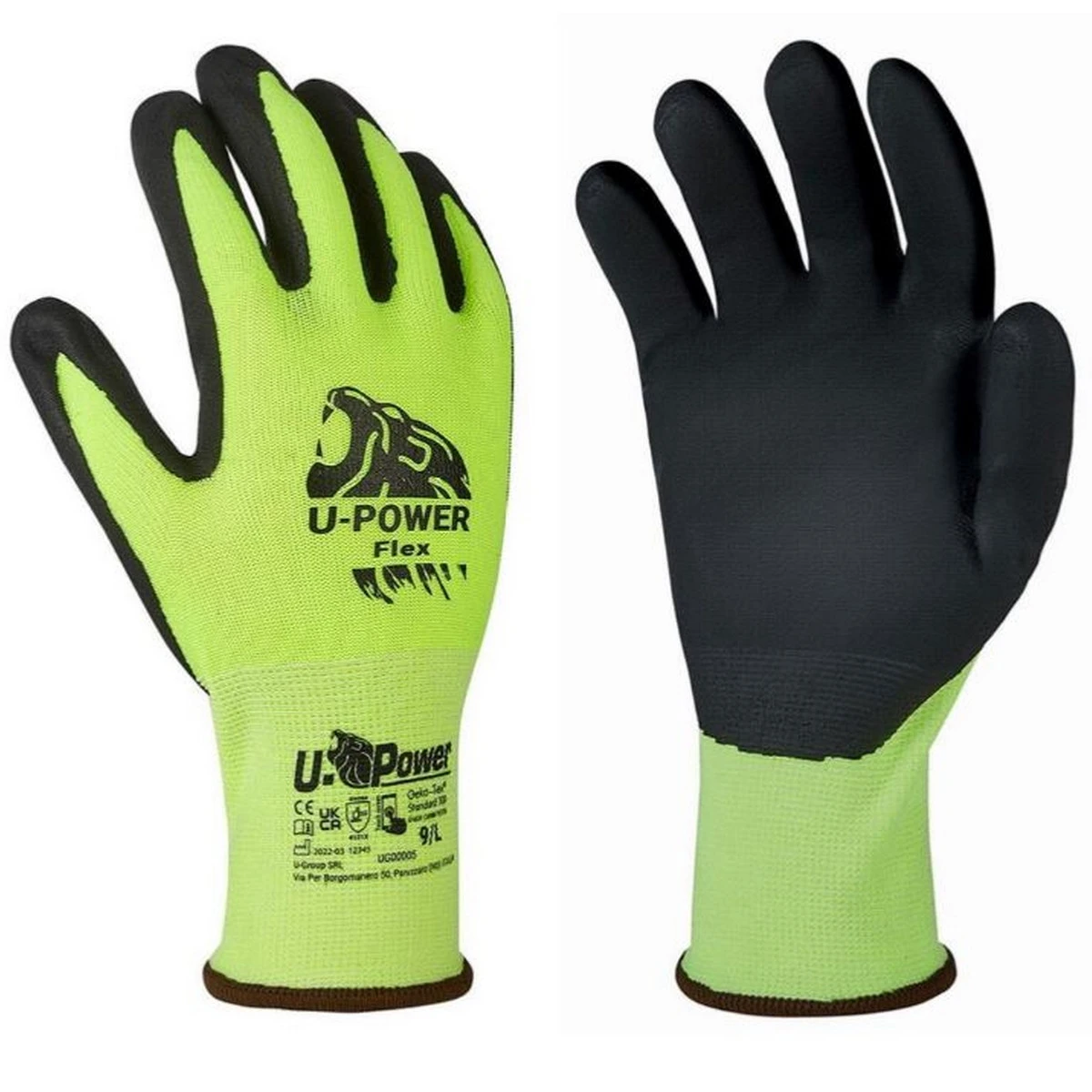 U-Power PAIRE DE GANTS DE TRAVAIL T9 - PROTECTION HAUTE VISIBILITÉ ENDUIT NITRILE 3 U-Power PAIRE DE GANTS DE TRAVAIL T9 - PROTECTION HAUTE VISIBILITÉ ENDUIT NITRILE