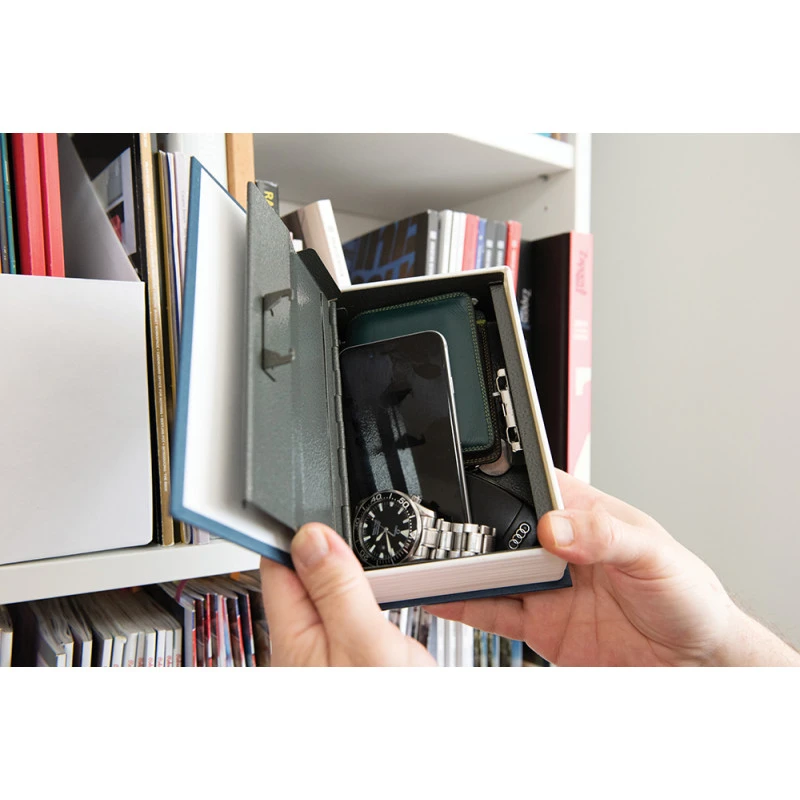 Silverline PETIT COFFRE FORT TRES DISCRET CACHETTE TROMPE L'OEIL FORMAT LIVRE 7 Silverline PETIT COFFRE FORT TRES DISCRET CACHETTE TROMPE L'OEIL FORMAT LIVRE – Image 5