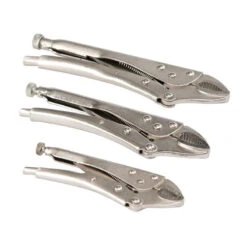 Silverline LOT DE 3 PINCES ETAUX AUTOBLOQUANTES