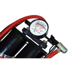 POMPE DE GONFLAGE A PIED DOUBLE CYLINDRE AVEC MANOMETRE -Magasin D'outils Pour La Maison pompe de gonflage a pied double cylindre avec manom7tre 2