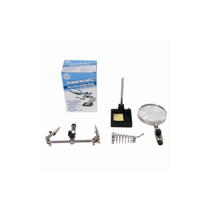 Silverline PORTE-OUTIL POUR SOUDURE ETAIN POLYVALENT SUR PIED 3 Silverline PORTE-OUTIL POUR SOUDURE ETAIN POLYVALENT SUR PIED