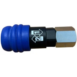 COUPLEUR RACCORD AIR RAPIDE POLYVALENT DE SECURITE FILETAGE FEMELLE G 3/8''