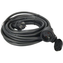 PROMO RALLONGE ELECTRIQUE PRISES FRANCAISE ET EURO TYPE E - 230 V - 10 Mètres