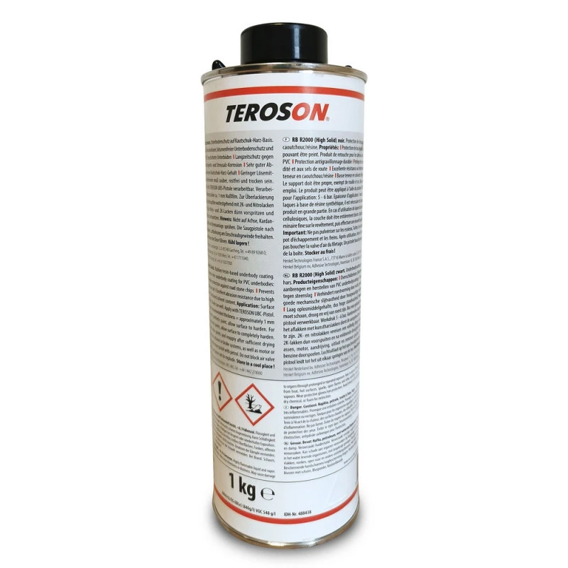 REVETEMENT INSONORISANT DESSOUS DE CAISSE ANTI-GRAVILLONS TEROSON RB R2000 NOIR 4 REVETEMENT INSONORISANT DESSOUS DE CAISSE ANTI-GRAVILLONS TEROSON RB R2000 NOIR – Image 2