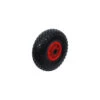 ROUE POUR DIABLE/CHARIOT DE TRANSPORT PU, ROUGE/NOIR 260 Mm -Magasin D'outils Pour La Maison roue pour diable chariot de transport pu rouge noir 260 mm