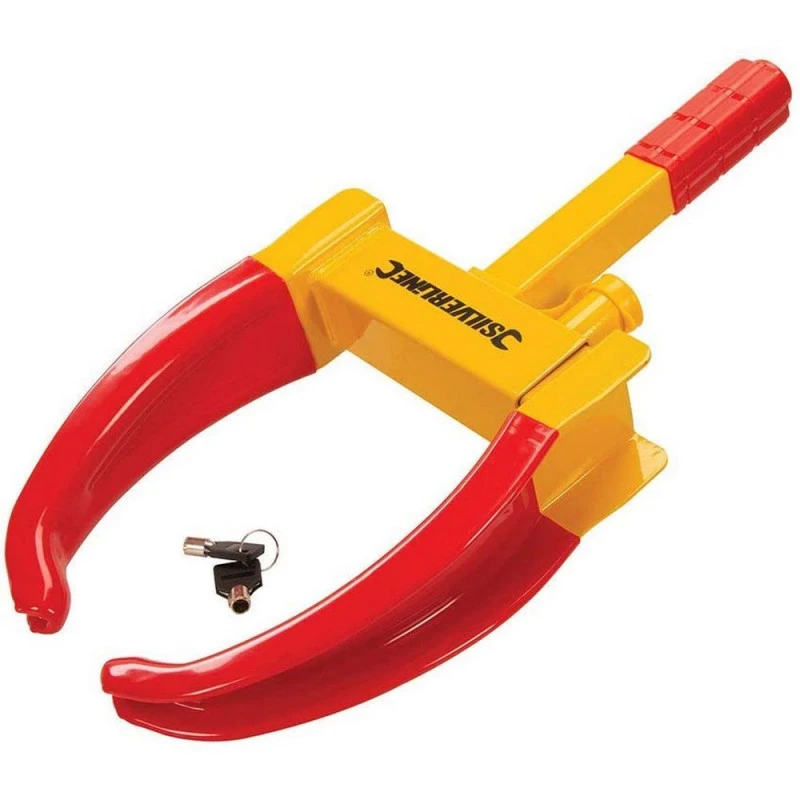 Silverline SABOT AJUSTABLE ANTIVOL DE BLOCAGE DE ROUES TOURISME AVEC 2 CLES 3 Silverline SABOT AJUSTABLE ANTIVOL DE BLOCAGE DE ROUES TOURISME AVEC 2 CLES