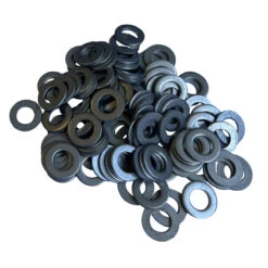 100 RONDELLES 8 Mm PLATES EN INOX A4 AISI 316