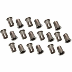 SACHET DE 20 INSERTS FILETES ACIER INOX DE M6