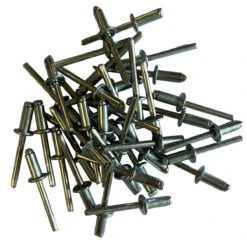 SACHET DE 250 RIVETS ACIER STANDARDS DE 6.4 X 15