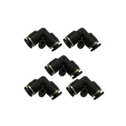 SACHET DE 5 RACCORDS AUTOMATIQUES COUDES 4 MM