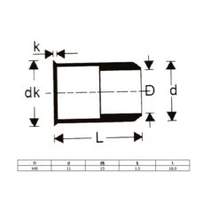 SACHET DE 50 INSERTS FILETES ACIER GALVANISE DE M8 -Magasin D'outils Pour La Maison sachet de 50 inserts filetes acier galvanise de m8 1