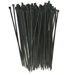 LOT De 100 COLLIERS RILSAN ATTACHE FILS / SERRE CABLES 3.5 Mm X 200 Mm