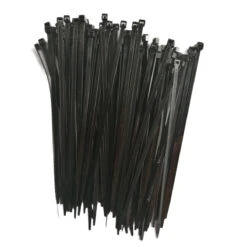 LOT De 100 COLLIERS RILSAN ATTACHE FILS / SERRE CABLES 4.5 Mm X 200 Mm