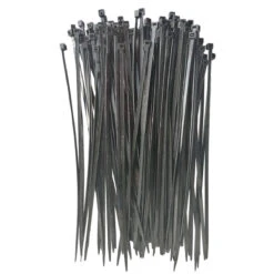 LOT De 100 COLLIERS RILSAN ATTACHE FILS / SERRE CABLES 4.5 Mm X 280 Mm