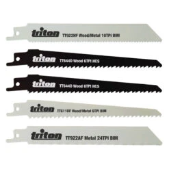SET DE 5 LAMES TRITON POUR SCIE SABRES