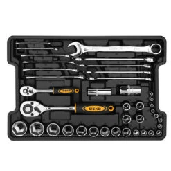 VALISE COFFRET 3 PLATEAUX DOUILLES DE 4 à 32 Mm, CLIQUETS 1/4 ET 1/2 CLES MIXTES -Magasin D'outils Pour La Maison valise coffret 3 plateaux douilles de 4 a 32 mm cliquets 1 4 et 1 2 cles mixtes 2