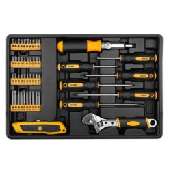 VALISE COFFRET 3 PLATEAUX DOUILLES DE 4 à 32 Mm, CLIQUETS 1/4 ET 1/2 CLES MIXTES -Magasin D'outils Pour La Maison valise coffret 3 plateaux douilles de 4 a 32 mm cliquets 1 4 et 1 2 cles mixtes 4